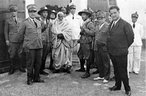 Omar Mokhtar arrested by Italian Officials